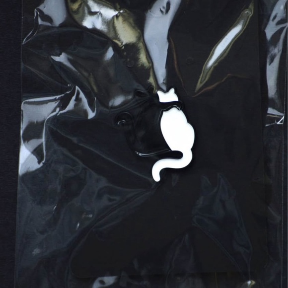 Pack of 5 Brand New Packaged Cat and Chick on a Skateboard Pins - Picture 3 of 5